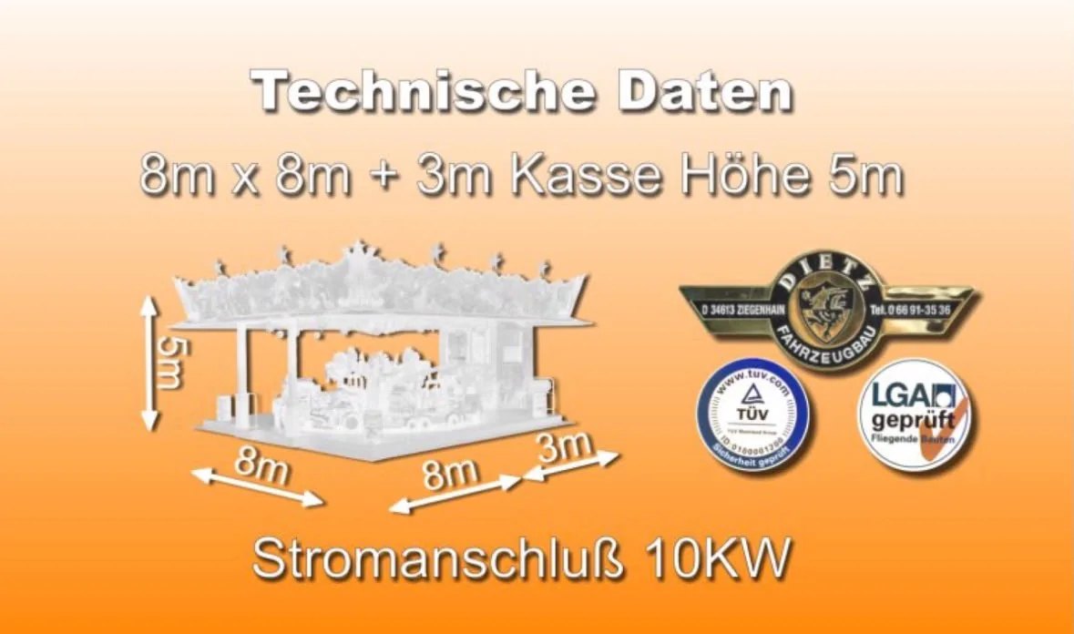 Technische Daten der Kindertraumwelt